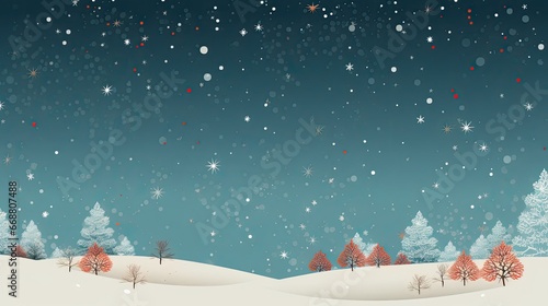 Universal winter background - generative ai © BrandwayArt