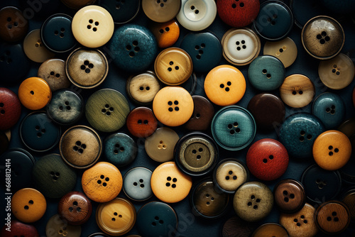 Vintage Button Textures Macro Photography