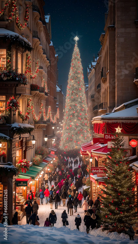 Enchanting Christmas Magic in the City