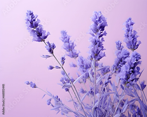 lavender flowers on a delicate background