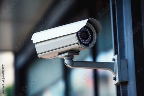 Cctv Security Camera For Monitoring Criminals, Installed Indoors