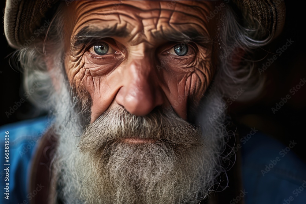 An Old Man With A Beard An Old Man With A Beard