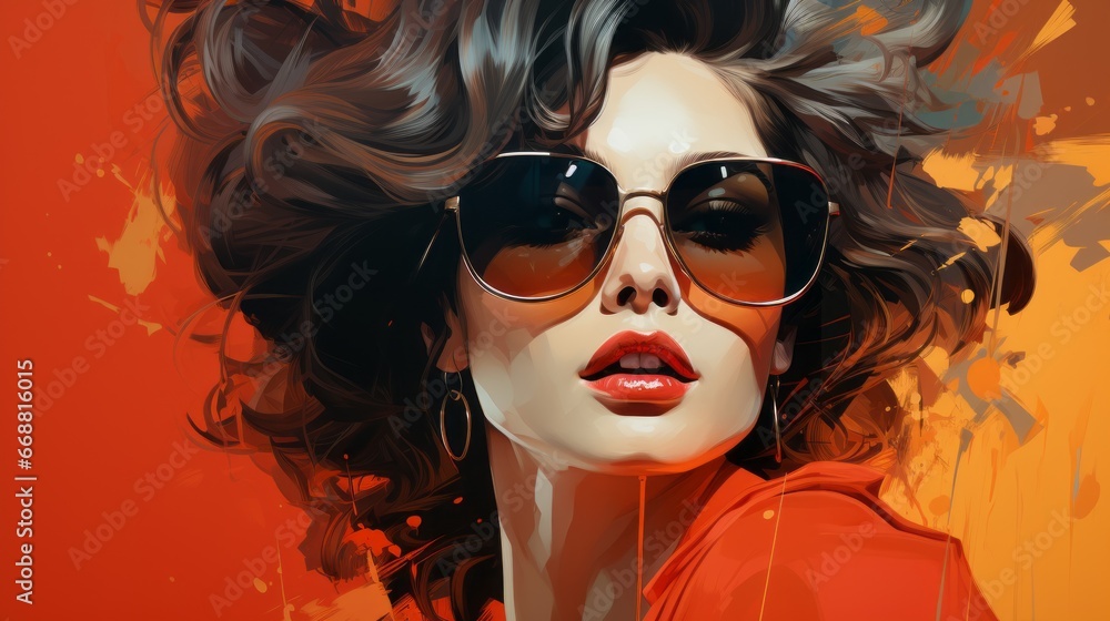 Obraz premium portrait of a contemporary artist