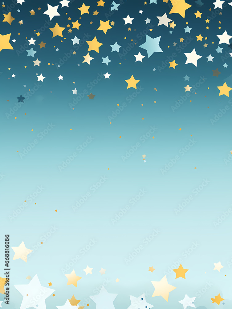 Fototapeta premium Sky stars PPT background poster wallpaper web page