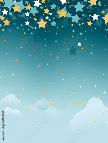Sky stars PPT background poster wallpaper web page