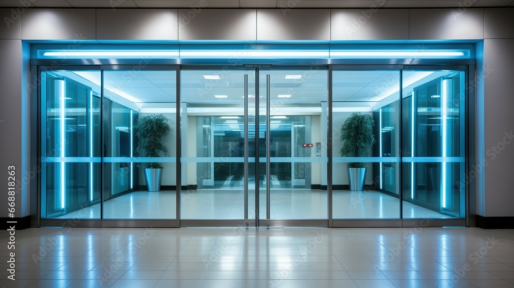 Architectural Excellence: Prestigious Corporate Office Building Entrance, Generative AI Architectural Excellence: Prestigious Corporate Office Building Entrance, Generative AI