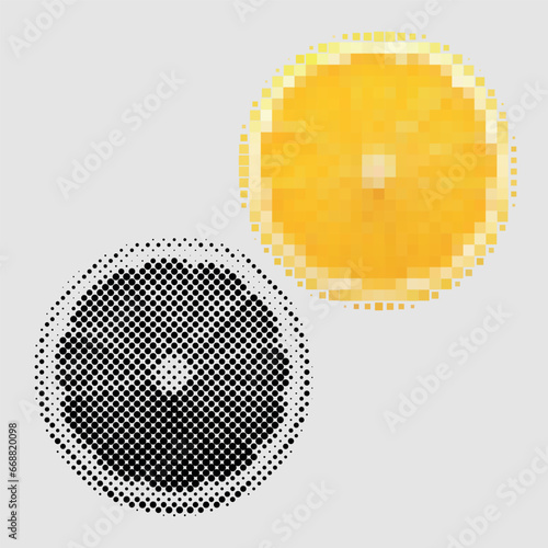 Juicy orange slices for preparing fruit dessert. Delicious food with healthy vitamins for dietary nutrition. Organic citrus orange with beneficial substances for human immunity. Cocktail ingredients