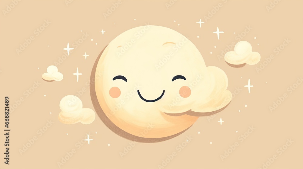 an egg with a smile on its face is flying through the air. generative ai an egg with a smile on its face is flying through the air. generative ai