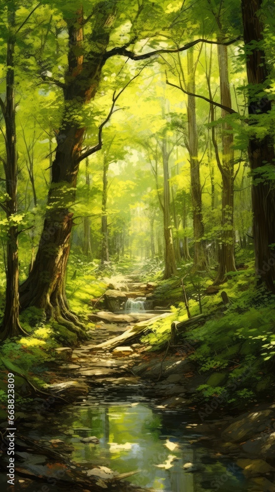 Obraz premium wonderful forest