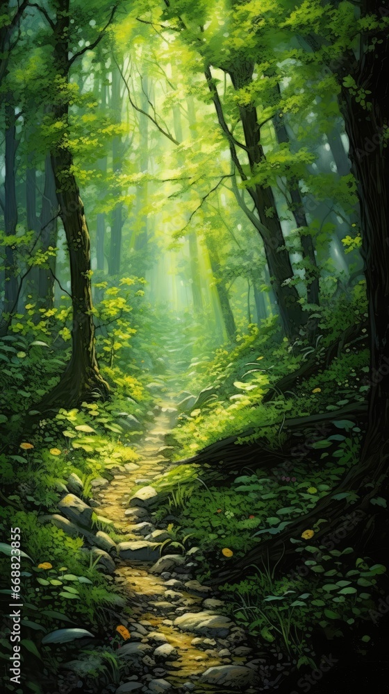 Obraz premium wonderful forest