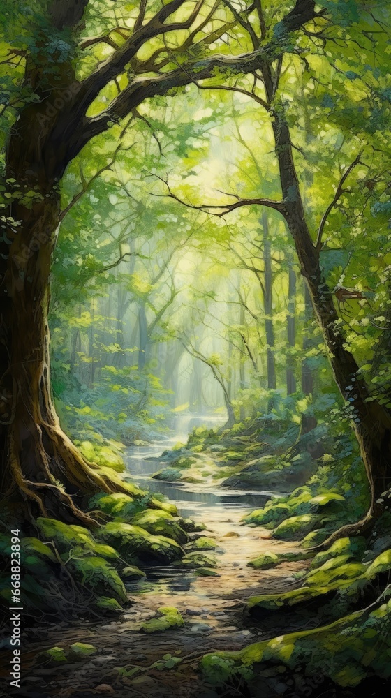 Obraz premium wonderful forest