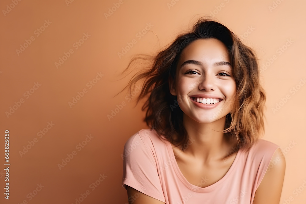 Woman Portrait Photo Smiling happiness Woman Portrait Photo Smiling happiness