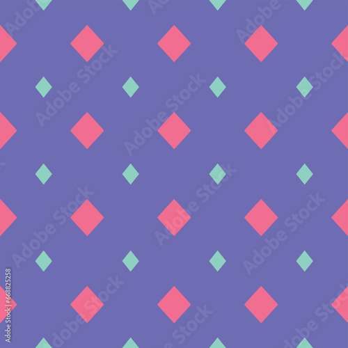 Diamond shape seamless pattern vector
