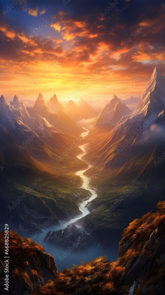 Fototapeta premium fantasy landscape