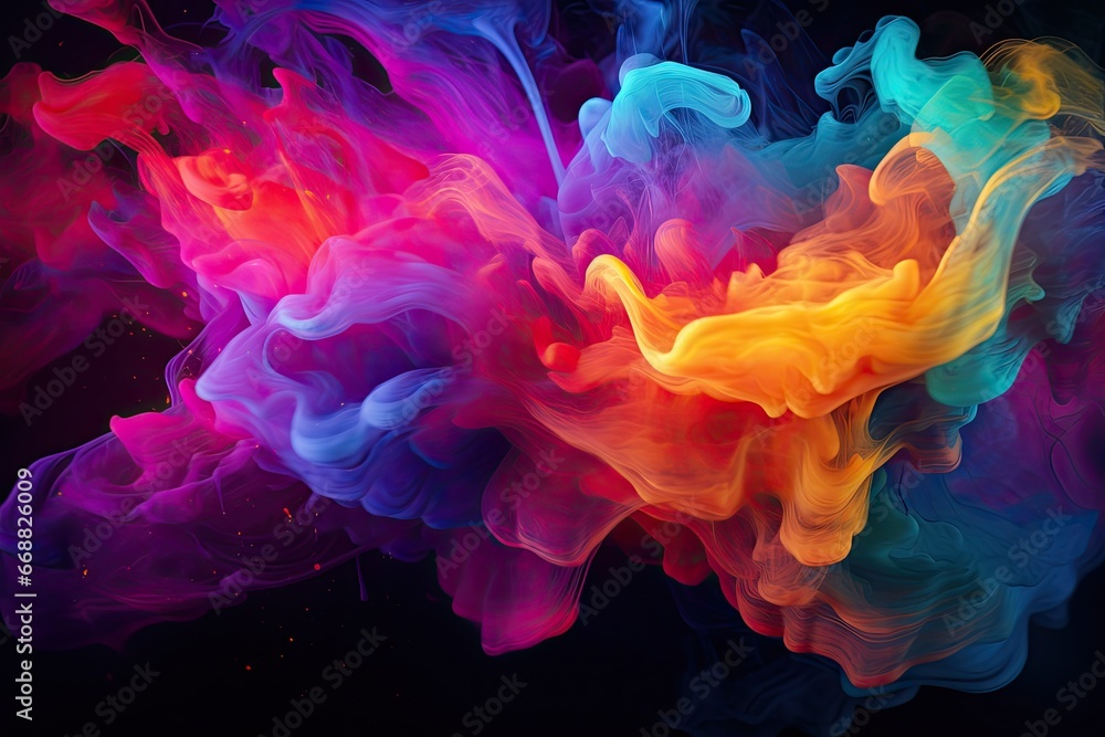 Abstract dream image using neon colors Abstract dream image using neon colors