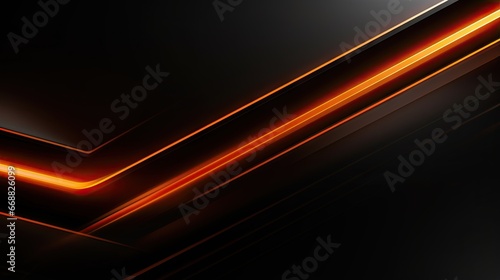  a black background with orange lines and a black background with orange lines.  generative ai © Nadia