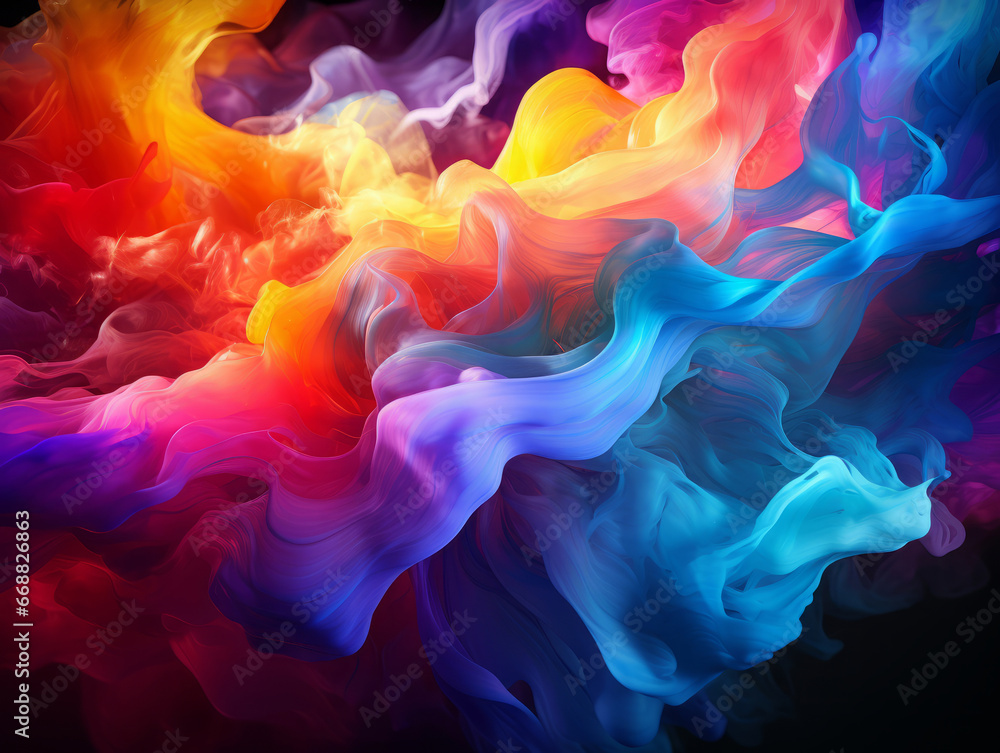 Abstract Colorful Background. Generative Ai