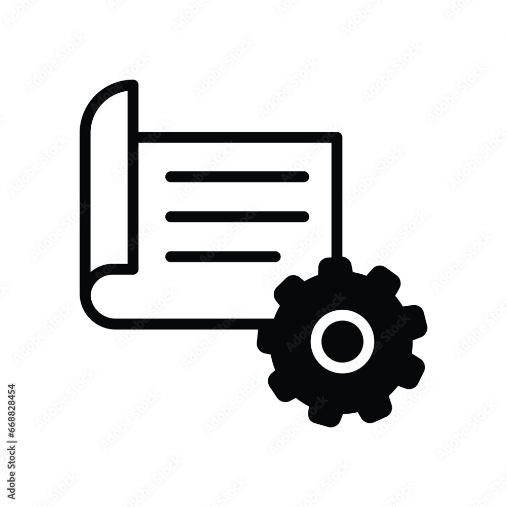 Project icon isolate white background vector stock illustration. Project icon isolate white background vector stock illustration.