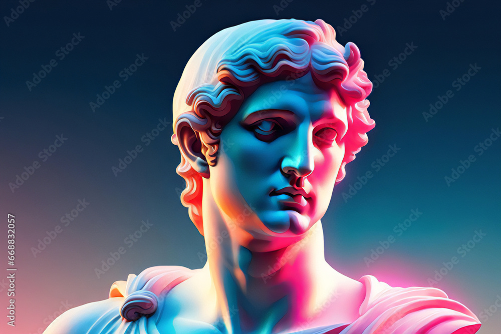 Michelangelo's David, a masterpiece of sculpture symbol of Italian