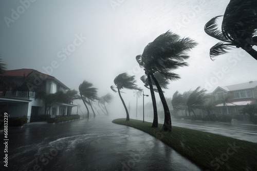 hurricane in the tropics photo