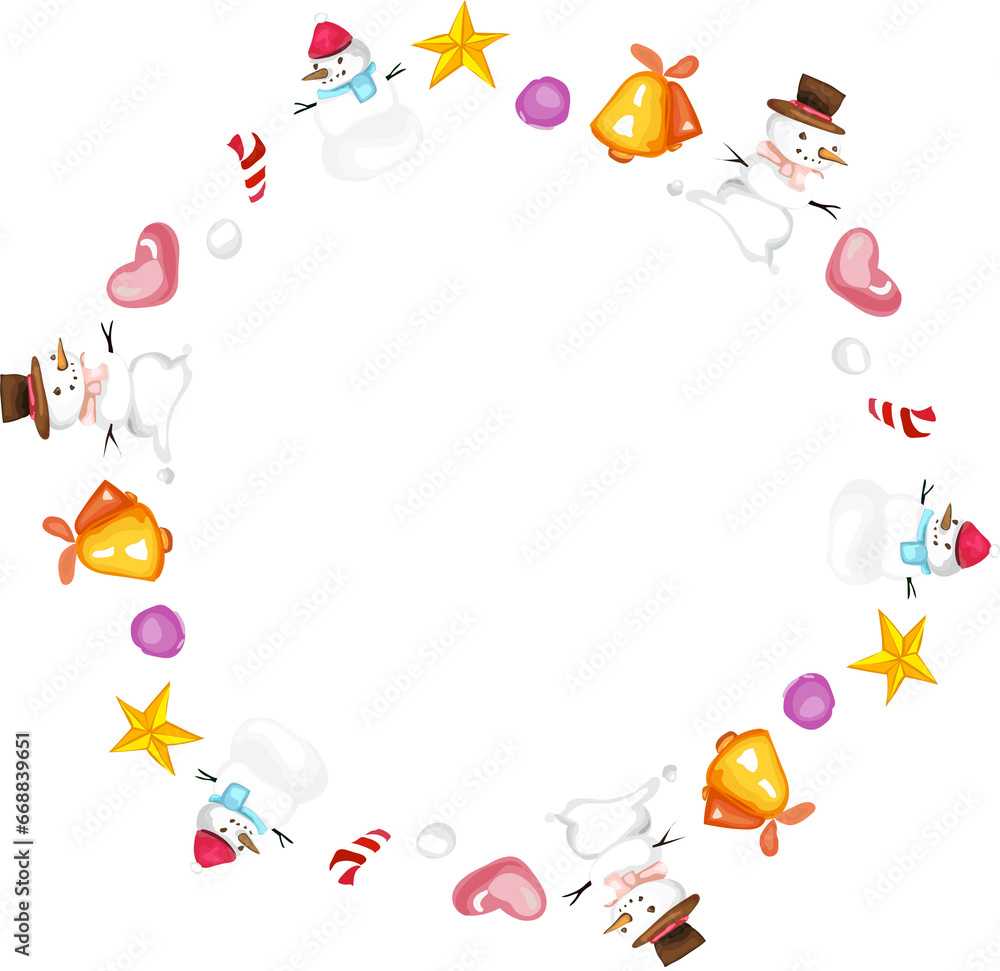 Christmas wreath frame. Christmas wreath frame.