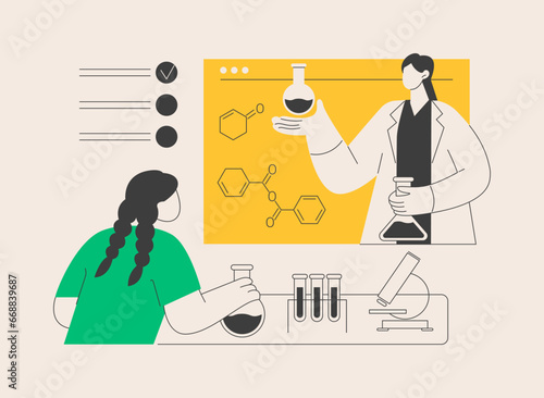 STEM activities abstract concept vector illustration. © Visual Generation