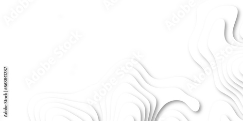 Abstract white papercut background 3d realistic design use for ads banner and advertising print design vector. 