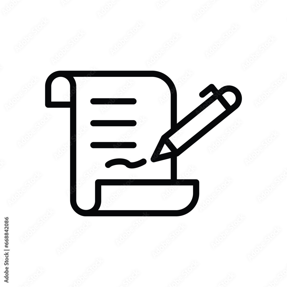 Conclusion icon isolate white background vector stock illustration. Conclusion icon isolate white background vector stock illustration.
