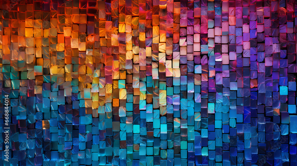 Colorful glass PPT background poster wallpaper web page