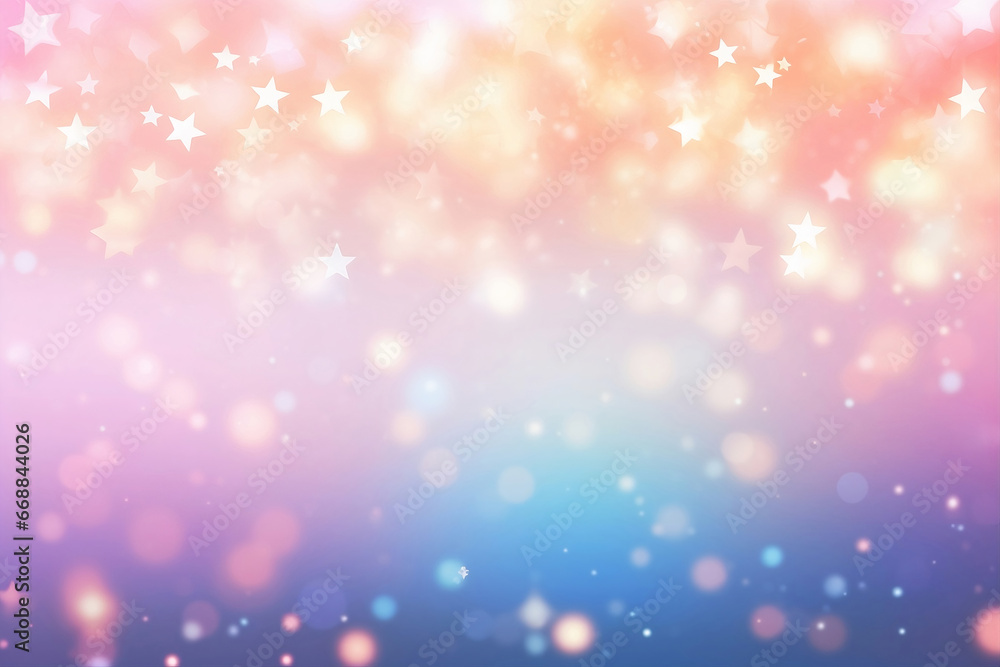 Stars with Bokeh Background - Christmas and New Year Theme Stars with Bokeh Background - Christmas and New Year Theme