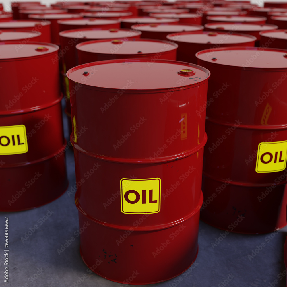 RED OIL BARRELS RED OIL BARRELS