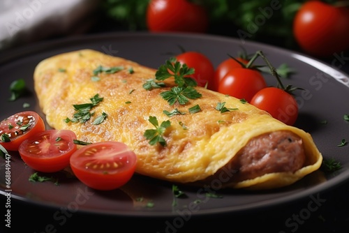 omelette, breakfast