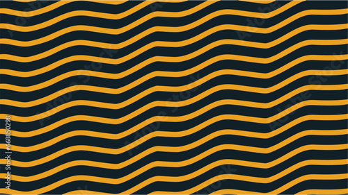 Instant noodle pattern wallpaper. Modern stylish texture. Monochrome linear waves. Modern wavy background. Illusion stripes seamless vector pattern. Vector seamless pattern. EPS10 vector.