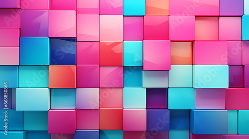 Abstract square PPT background poster wallpaper web page