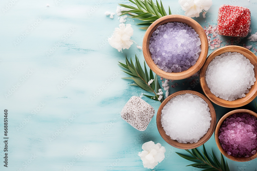 Spa Aromatic Sea Salts, Handmade Natural Spa Products - Created with generative AI tools Spa Aromatic Sea Salts, Handmade Natural Spa Products - Created with generative AI tools