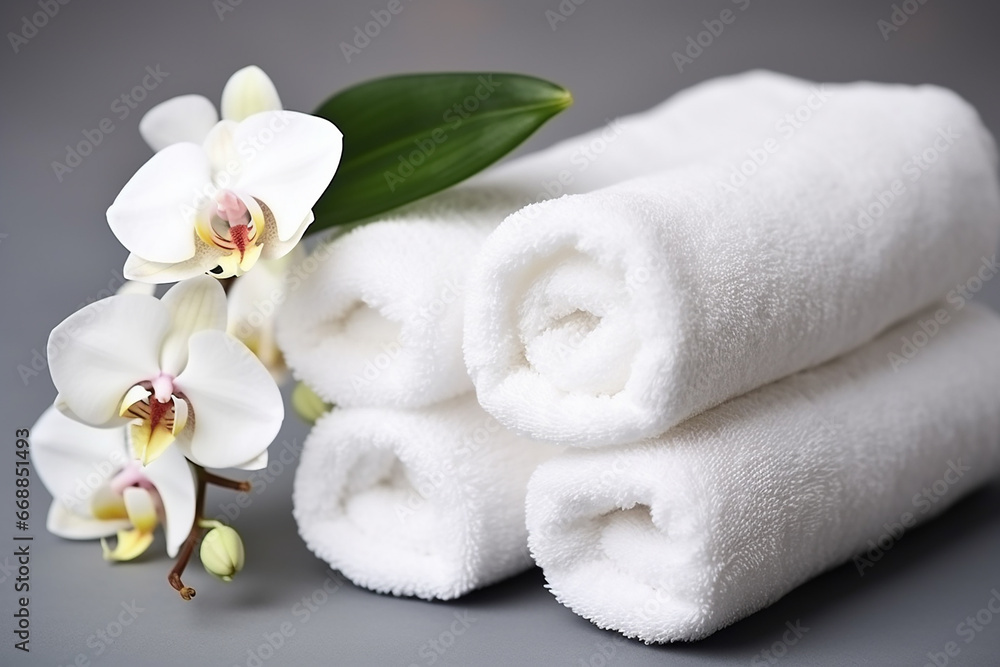 Towel, Orchid Flowers, Bamboo Leaf, and Cosmetics - Created with generative AI toolsTowel, Orchid Flowers, Bamboo Leaf, and Cosmetics - Created with generative AI tools Towel, Orchid Flowers, Bamboo Leaf, and Cosmetics - Created with generative AI toolsTowel, Orchid Flowers, Bamboo Leaf, and Cosmetics - Created with generative AI tools