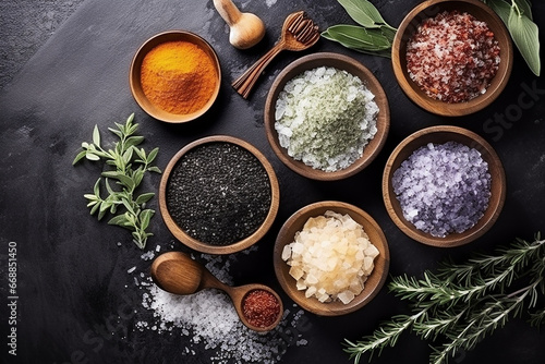 Spa Aromatic Sea Salts  Handmade Natural Spa Products - Created with generative AI tools