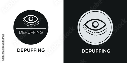 Creative (Depuffing) Icon ,Vector sign.