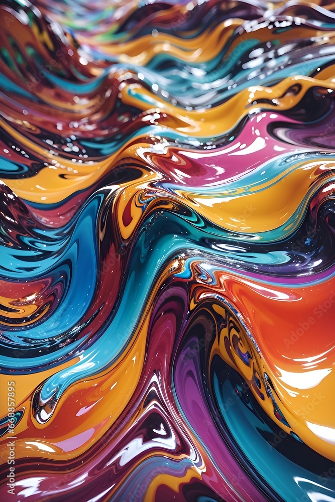 3d melting paint background wave 3d melting paint background wave