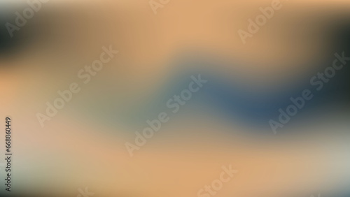 Soft pastel digital gradient graphic banner. Creative colorful black blue white beige orange gray vector illustration. Abstract blur wallpaper. Posters, covers, rugs, cards, prints background.  photo