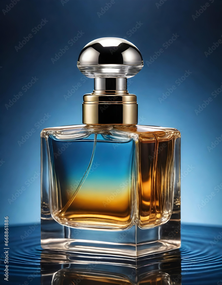 perfume in a bottle. generative ai perfume in a bottle. generative ai