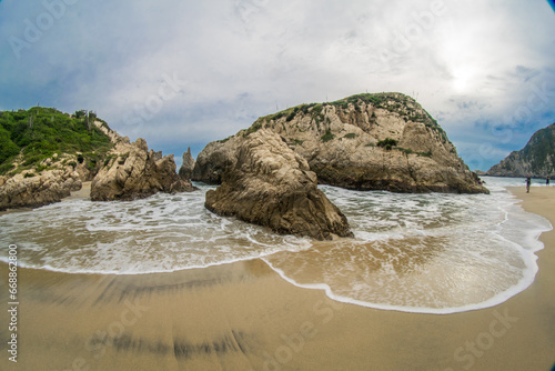 beach and rocks