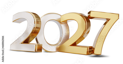 golden silver new year 2027...