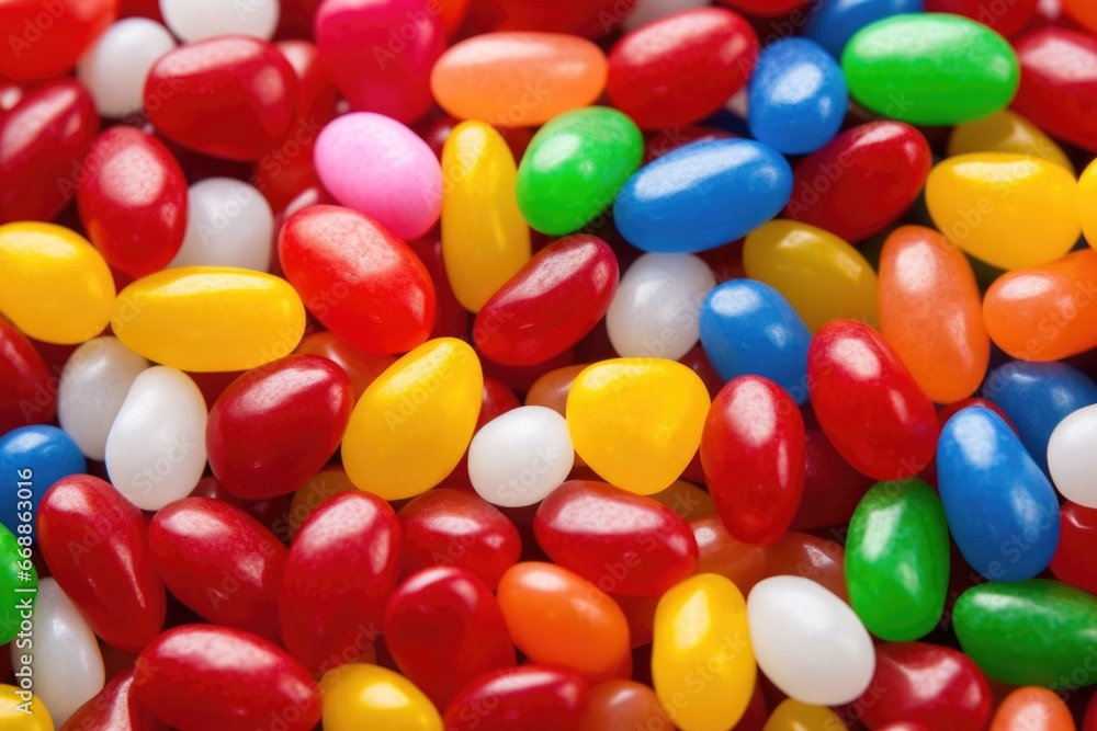 macros of different colored jelly beans filling the frame macros of different colored jelly beans filling the frame