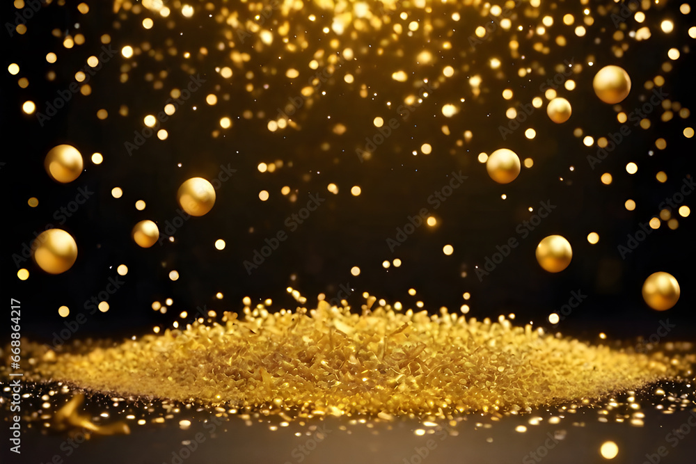 particles and sprinkles for a holiday celebration like christmas or new year generative ai particles and sprinkles for a holiday celebration like christmas or new year generative ai
