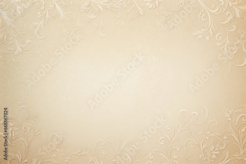 Old Vintage Ornamental Paper Background with Copy Space
