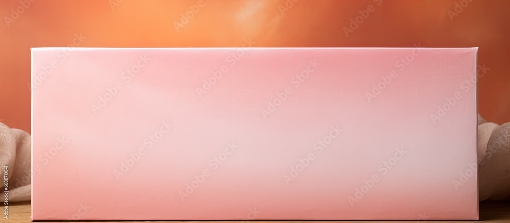 Two tone color gradation in pale pink and light orange on recyclable cardboard texture with space Two tone color gradation in pale pink and light orange on recyclable cardboard texture with space