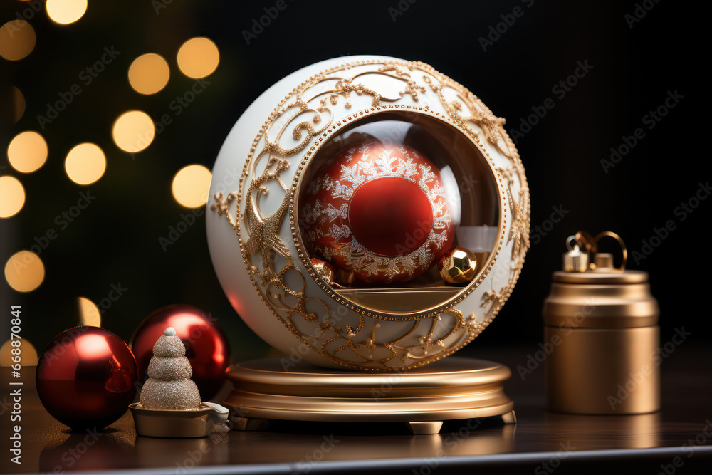 Christmas decorations, concept of Christmas. Generative Ai. Christmas decorations, concept of Christmas. Generative Ai.