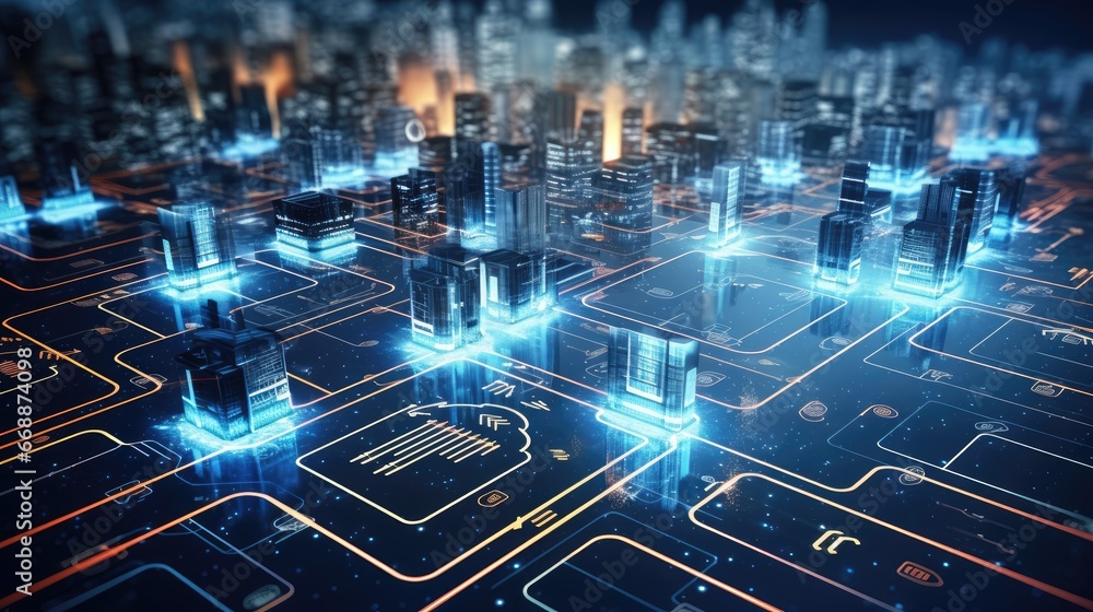 Obraz premium Analyze the concepts of digital transformation and its effects on IT infrastructure