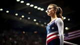 Olympic gymnast representing the United States at the Paris olympics